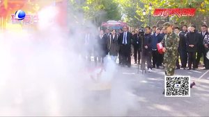 幸?；鶚I(yè)物業(yè)與消防大隊(duì)聯(lián)合舉辦2018年大型消防演習(xí)