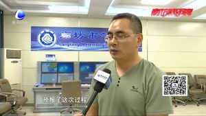 我市多個地區(qū)出現(xiàn)雷陣雨 雨后陣風來