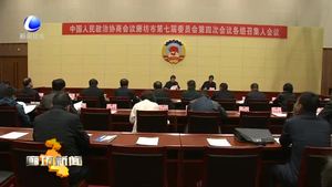 市政協(xié)七屆四次會(huì)議召開(kāi)各組召集人會(huì)議