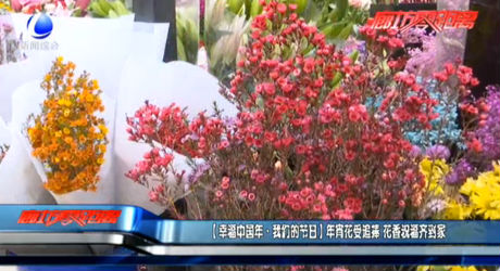 【網(wǎng)絡(luò)述年】【幸福中國(guó)年·我們的節(jié)日】年宵花受追捧 花香祝福齊到家